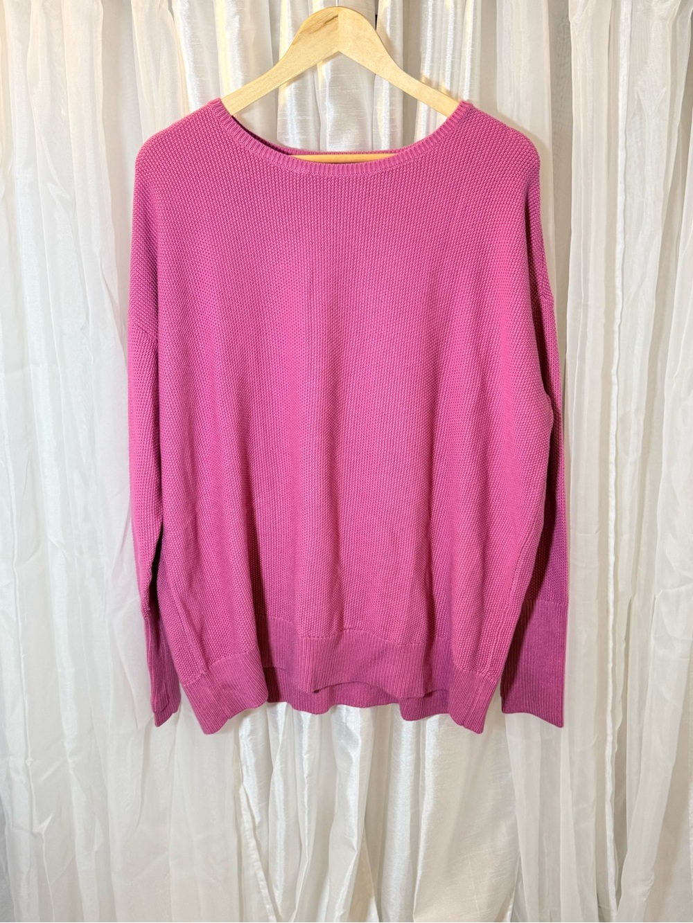 lululemon athletica Scoopneck Knit Sweater - Magenta Pink